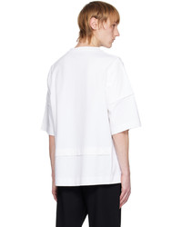 beige T-Shirt mit einem Rundhalsausschnitt von Simone Rocha