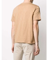 beige T-Shirt mit einem Rundhalsausschnitt von Neil Barrett