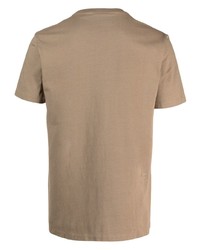 beige T-Shirt mit einem Rundhalsausschnitt von Frame