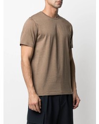 beige T-Shirt mit einem Rundhalsausschnitt von Theory