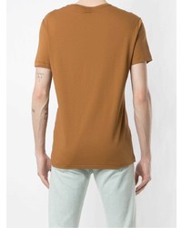 beige T-Shirt mit einem Rundhalsausschnitt von OSKLEN