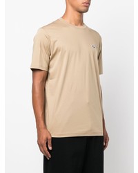 beige T-Shirt mit einem Rundhalsausschnitt von Diesel