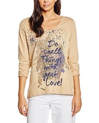 beige T-shirt von blue seven