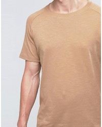 beige T-shirt von Selected