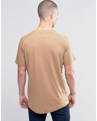 beige T-shirt von Selected