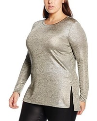 beige T-shirt von New Look Curves