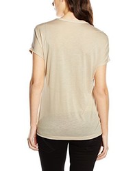 beige T-shirt von René Lezard