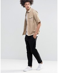 beige T-shirt von Weekday