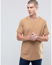 beige T-shirt von Selected