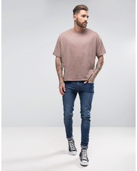 beige T-shirt von Asos