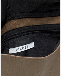 beige Taschen von Pieces