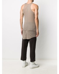 beige Trägershirt von Rick Owens