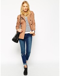 beige Trenchcoat von Asos