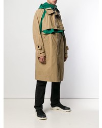 beige Trenchcoat von Sacai