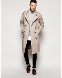 beige Trenchcoat von Asos