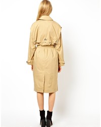 beige Trenchcoat von Asos