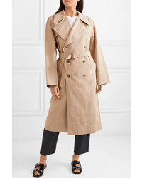 beige Trenchcoat von Bassike