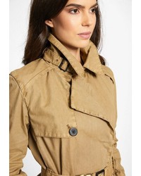 beige Trenchcoat von khujo