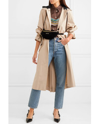 beige Trenchcoat von Miu Miu