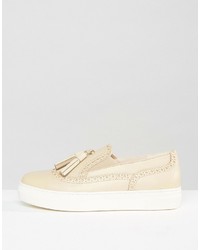 beige Turnschuhe von Dune