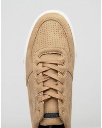 beige Turnschuhe von Pull&Bear