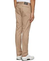 beige Twill Chinohose von Naked & Famous Denim