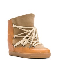 beige Ugg Stiefel von Isabel Marant