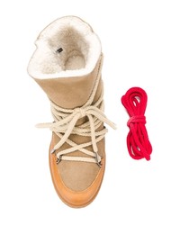 beige Ugg Stiefel von Isabel Marant