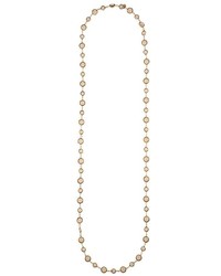 beige Perlen Halskette von Chanel