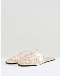 beige verzierte Sandalen von Free People