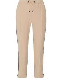 beige verzierte Wollhose