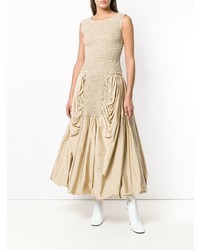 beige verziertes Ballkleid von JW Anderson