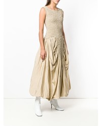 beige verziertes Ballkleid von JW Anderson