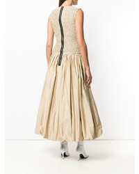 beige verziertes Ballkleid von JW Anderson