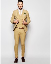 beige Weste von Asos