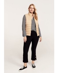 beige Weste von Mango