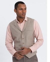 beige Weste von OMBRE