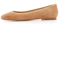 beige Wildleder Ballerinas von Diane von Furstenberg