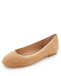 beige Wildleder Ballerinas von Diane von Furstenberg