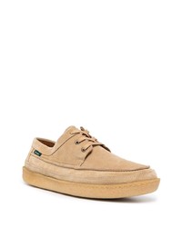 beige Wildleder Bootsschuhe von PS Paul Smith