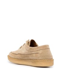 beige Wildleder Bootsschuhe von PS Paul Smith