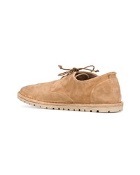 beige Wildleder Derby Schuhe von Marsèll