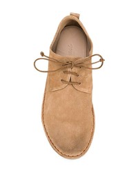 beige Wildleder Derby Schuhe von Marsèll