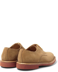 beige Wildleder Derby Schuhe von Mark McNairy