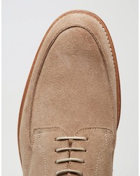 beige Wildleder Derby Schuhe von Grenson