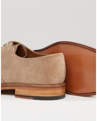 beige Wildleder Derby Schuhe von Grenson