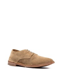 beige Wildleder Derby Schuhe von Moma