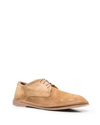 beige Wildleder Derby Schuhe von Moma