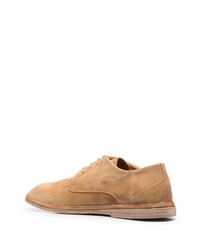 beige Wildleder Derby Schuhe von Moma