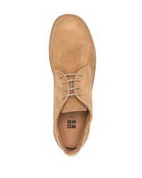 beige Wildleder Derby Schuhe von Moma